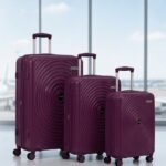 American Tourister 3-Piece Spinner Luggage Set – 20 + 24 + 28 Inch